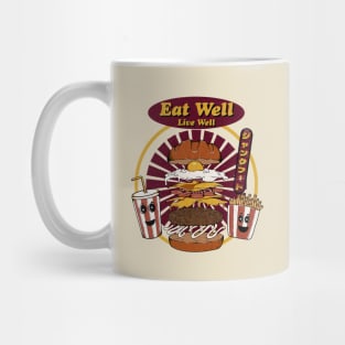 Eat Well, Live Well Mug